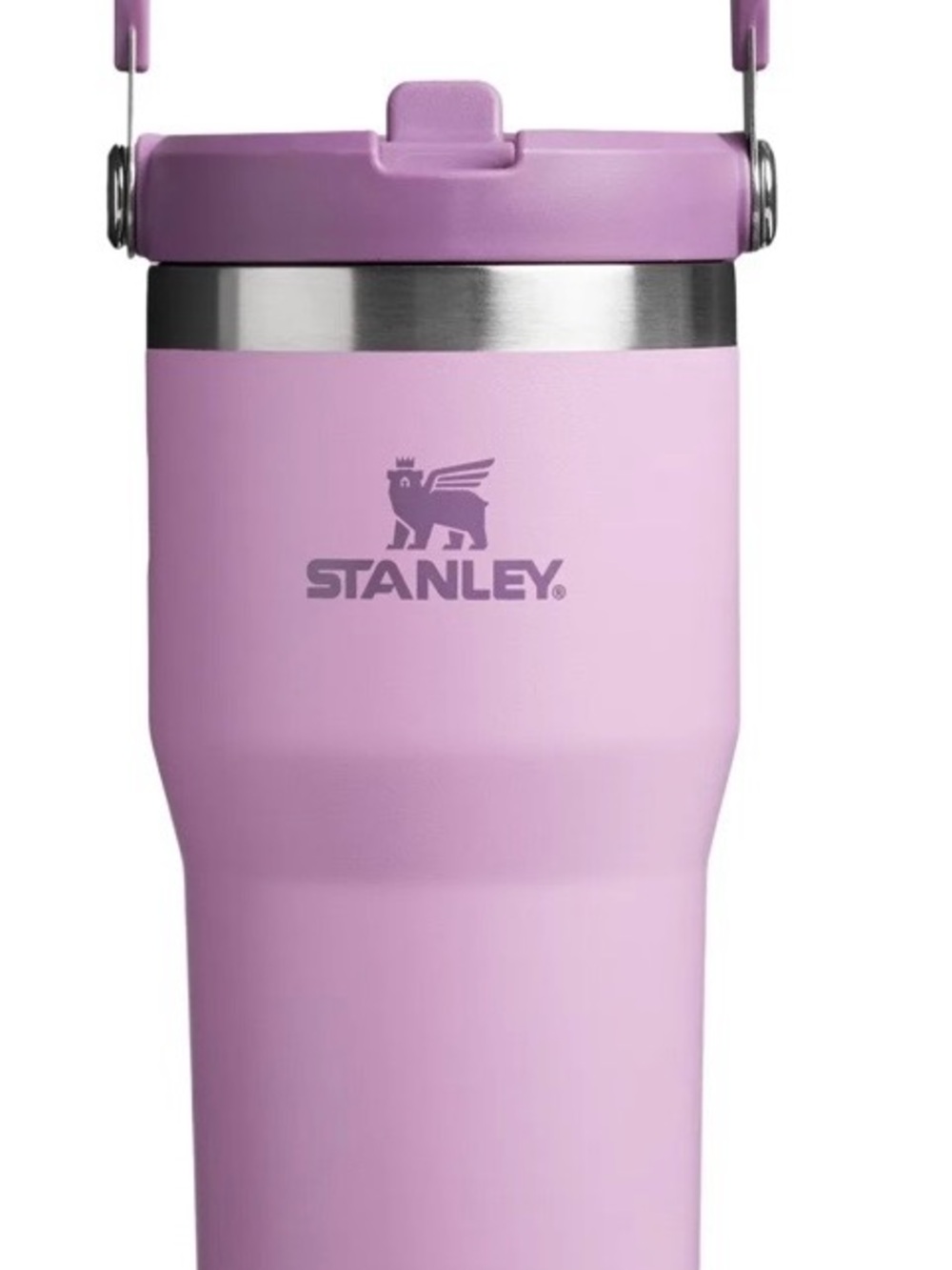 Stanley Iceflow Flip Straw Tumbler - Lavender Pink 20oz NWT - Picture 3 of 15